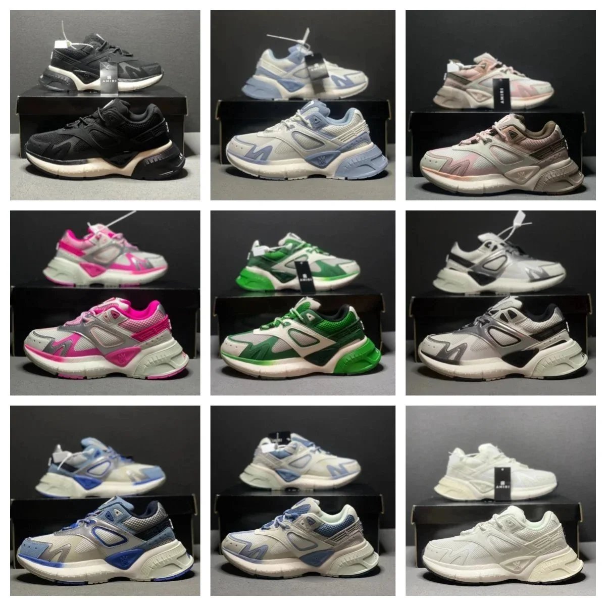 AMIRI x PUMA Thunder Sneakers - Premium Fashion Running Shoes