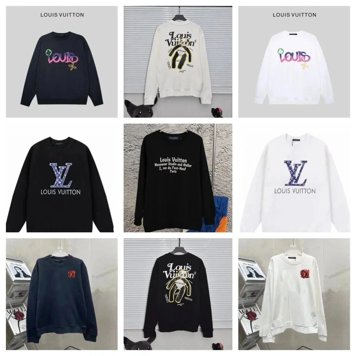 Louis Vuitton Sweatshirts for Men and Women - Fashion Streetwear